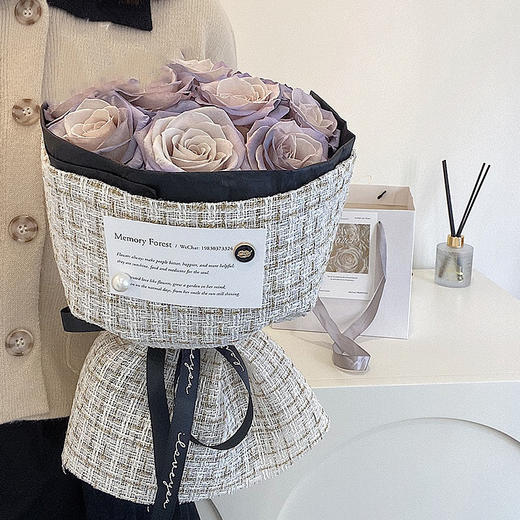 【琳琅】AB经典款小香风白金格（1块/包）0.5*1.5m 商品图7