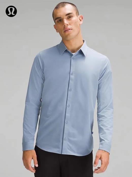 露露同款New Venture男士户外运动修身款长袖衬衫 商品图4