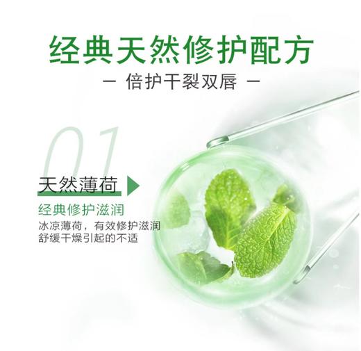 曼秀雷敦·无色薄荷润唇膏护唇女男滋润补水 保湿防干裂口红打底 商品图3