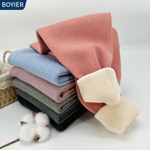 儿童保暖裤一体绒加厚棉裤男童秋冬德绒棉毛裤女童加绒高腰打底裤 商品图0