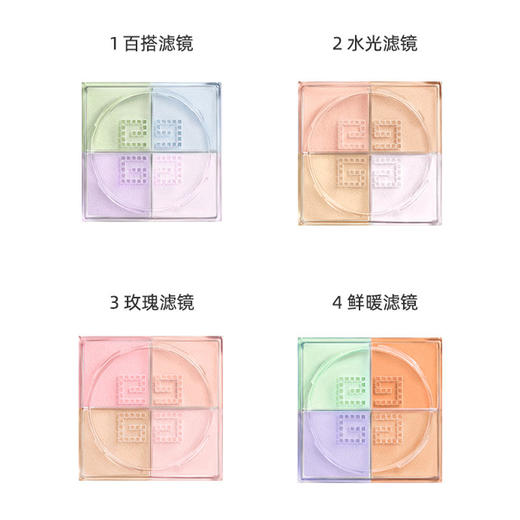 纪梵希轻盈无痕明星四色散粉四宫格幻彩蜜粉控油持久 商品图4