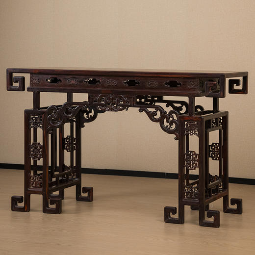 紫檀回纹琴桌 商品图4