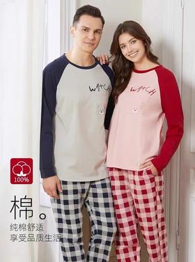 4F 仕乐纯棉情侣家居套装