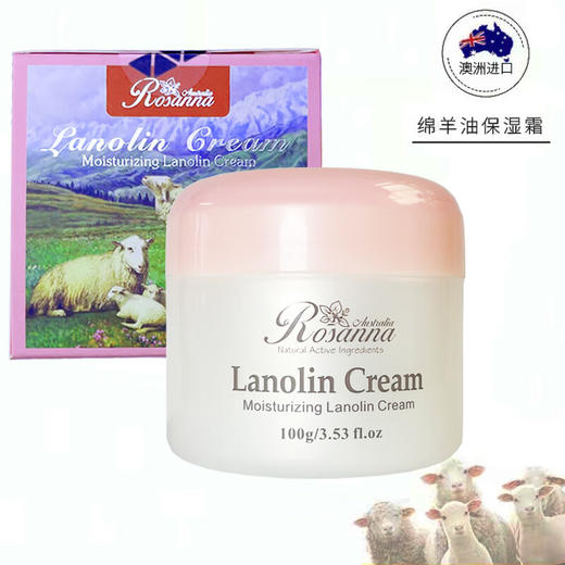 诺珊娜 绵羊油保湿霜100g 1*48 商品图0