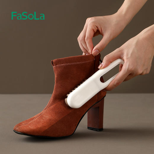 FaSoLa麂绒面胶鞋刷麂皮绒面清洁刷软擦鞋毛雪地靴翻毛皮专用鞋刷 商品图6