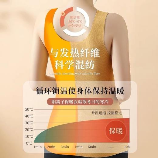 79.8抢三件【自带立体柔胸垫！秋冬保暖内衣】加绒加厚，百搭打底衫；聚拢上托，塑形自信；秋冬保暖内衣，贴心呵护。德绒发热保暖背心女加绒加厚百搭打底衫聚拢上托塑形秋冬保暖内衣 商品图2