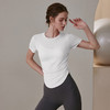 跃牌【周游世界系列】 修身显瘦速干运动T恤跑步瑜伽服上衣短袖 TP0617 商品缩略图3