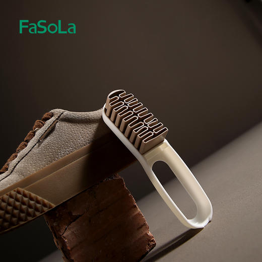 FaSoLa麂绒面胶鞋刷麂皮绒面清洁刷软擦鞋毛雪地靴翻毛皮专用鞋刷 商品图5