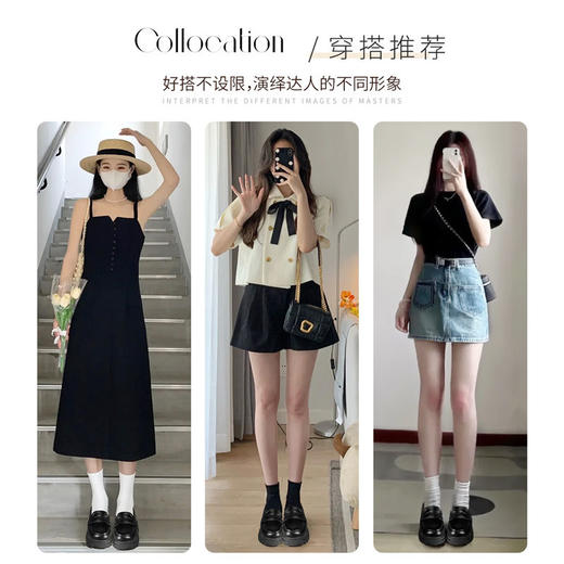 ZHR英伦风乐福鞋厚底女鞋秋季2023超软一脚蹬黑色小皮鞋jk鞋百搭 商品图9