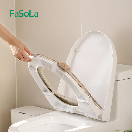 FaSoLa马桶垫四季通用坐便套马桶圈可水洗卡通可爱冬季加厚坐垫套 商品图4