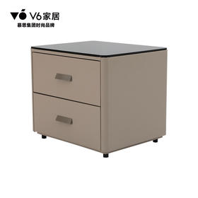 V6家居门店同款方形布艺床头柜 AFZ1-006