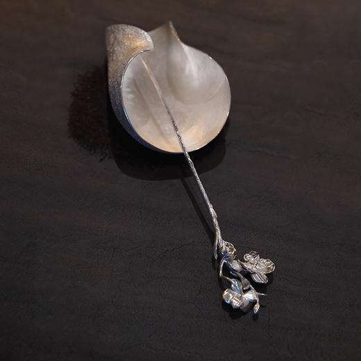 故式/兰花茶针/999纯银 茶拨手工茶道零配茶席配件茶器 商品图2