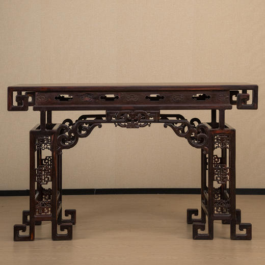 紫檀回纹琴桌 商品图0