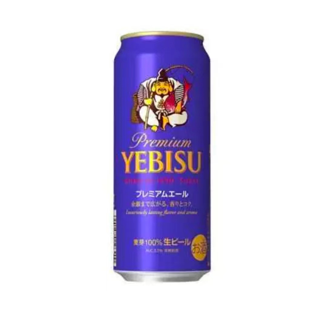 蓝色芳香惠比寿啤酒500ml/瓶
