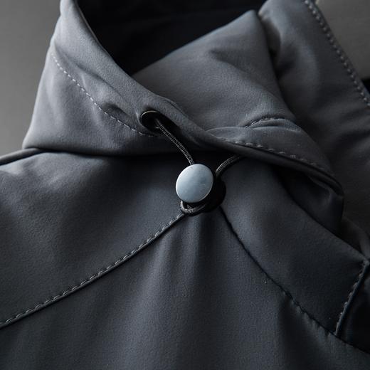 【一口价】【新款DK】大依优型大码男装连帽夹克加肥加大休闲夹克胖子宽松弹力运动外套上衣 商品图2