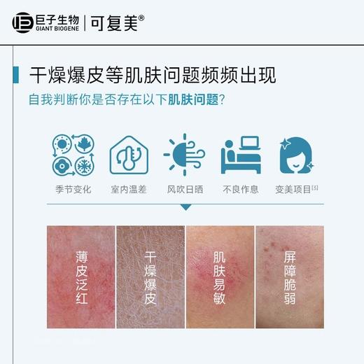 【妆】可复美胶原贴舒缓修护贴敏皮肌肤舒润修护面膜正品 商品图1