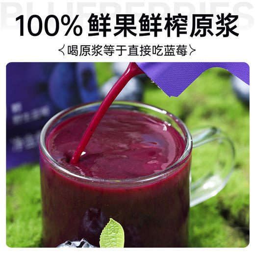 林野小铺有机野生蓝莓原浆100% 30ml*7 商品图3