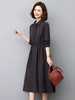 秋季新款，中长款韩版气质减龄波点长袖连衣裙HR-WJ23099 商品缩略图4