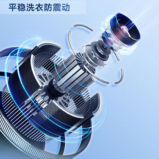 【精华洗】海尔波轮洗衣机全自动家用10公斤 精华洗波轮洗衣机免清洗波轮 双动力防缠绕洗衣机 精华洗+双动力防缠绕MS100BZ578H 商品图5