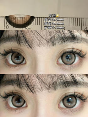 超大直径丨月光小兔粉·Sheepcon丨14.5mm（年抛/2片装）