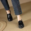 ZHR英伦风乐福鞋厚底女鞋秋季2023超软一脚蹬黑色小皮鞋jk鞋百搭 商品缩略图1