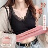 【双层修身显瘦！保暖背心女】面料贴合肌肤，内外双层加绒，加厚修身，秋冬小熊蕾丝保暖背心女带胸垫内搭打底加绒加厚修身发热保暖内衣 商品缩略图2