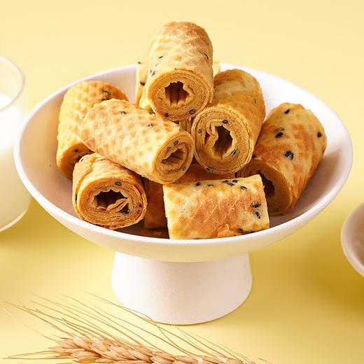 【酥脆不粘牙！网红手工蛋卷】纯手工制作，一口轻嚼，酥脆满口，陶醉不已。休闲小吃零食，纯手工蛋卷酥脆一口酥散称休闲小吃零食薄脆整箱传统食品健康 商品图1