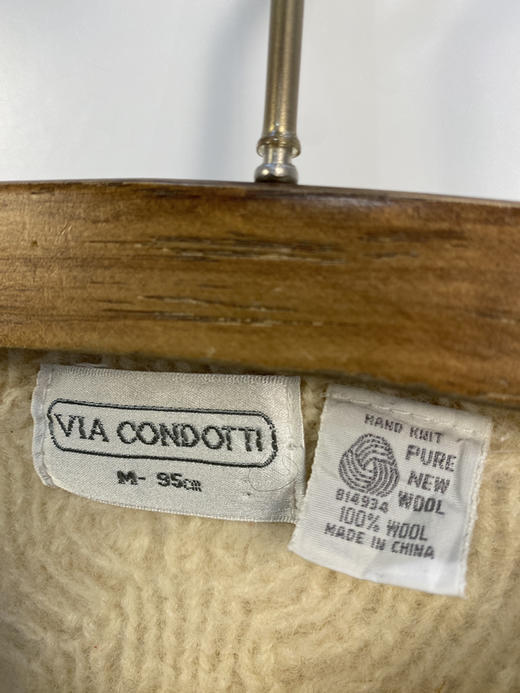 90年代 Vintage VIA CONDOTTI 全羊毛 针织毛衣 _SWT(M) 商品图2