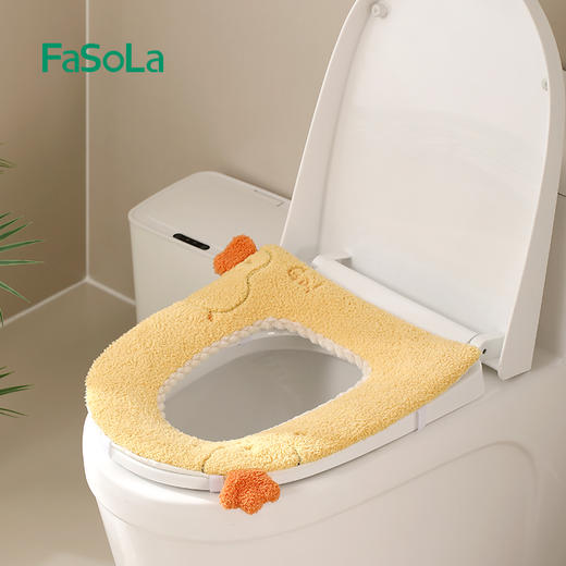 FaSoLa马桶垫四季通用坐便套马桶圈可水洗卡通可爱冬季加厚坐垫套 商品图1