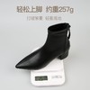 ZHR法式小高跟鞋粗跟短靴鞋子女靴子鞋时尚女鞋瘦瘦靴子女鞋 商品缩略图7