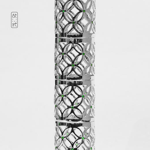 故式珠盘万财·算盘茶盖置·茶桌招财摆件·925银 商品图3