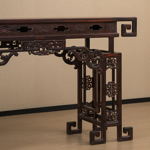 紫檀回纹琴桌 商品图1