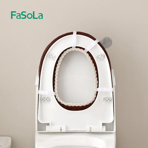 FaSoLa马桶垫四季通用坐便套马桶圈可水洗卡通可爱冬季加厚坐垫套 商品图7
