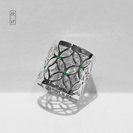 故式珠盘万财·算盘茶盖置·茶桌招财摆件·925银 商品图4