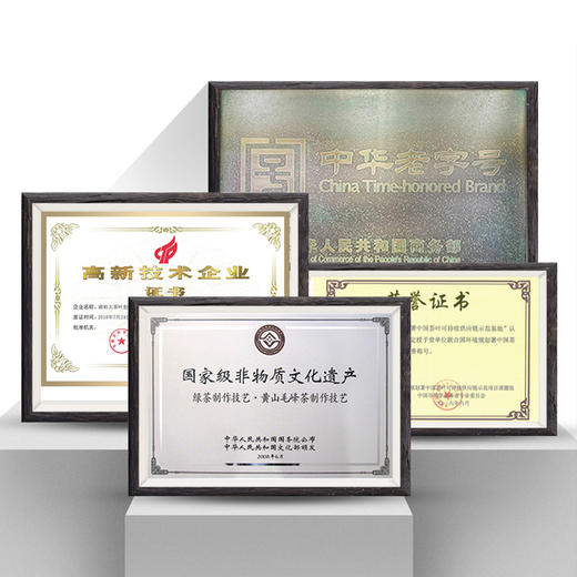 【2023春茶】谢裕大 黄山毛峰 一级雨前绿茶 名师600礼盒装  300g 商品图3