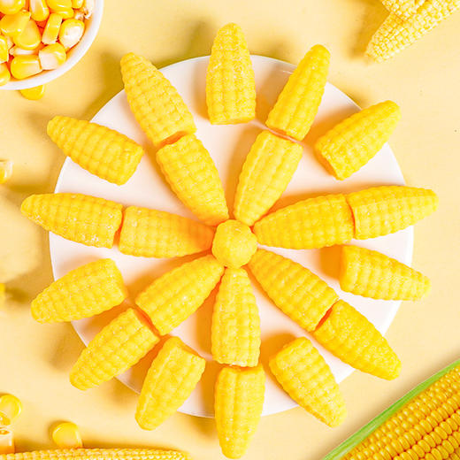 【软糯有弹性！玉米味软糖】软糯Q弹，喜糖混装，喜结良缘；玉米味软糖结婚喜糖混装袋装整箱，水果味解馋小零食网红玉米糖健康 商品图2