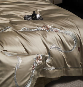 罗曼罗兰绣花全棉四件套200x230cm