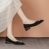 ZHR时尚水钻浅口单鞋女低跟尖头单鞋女黑色鞋子女秋季新娘鞋婚鞋 商品缩略图5