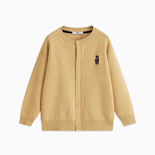 【MQD】童装男大童秋季新款基础百搭休闲圆领针织开衫 商品图5