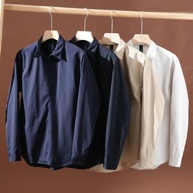 露露同款New Venture男士户外运动修身款长袖衬衫