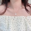 Oflye潮流饰品 经典百搭四叶草925银双面可戴玛瑙项链锁骨链白贝母吊坠 商品缩略图9