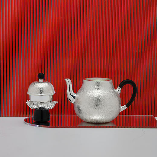 故式花开富贵·茶盖置·茶桌摆件茶道配件·999纯银 商品图11