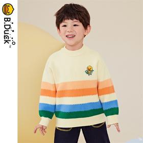 B.DUCK小黄鸭童装冬季套头针织衫毛衣 BF5412025