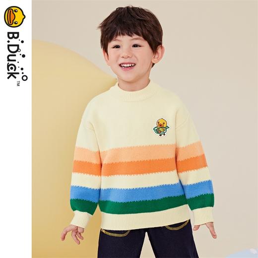 B.DUCK小黄鸭童装冬季套头针织衫毛衣 BF5412025 商品图0