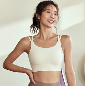 【限时秒】YOGACODE【火树银花系列】细肩带瑜伽中强度运动内衣YCDSB602（一体式胸垫）