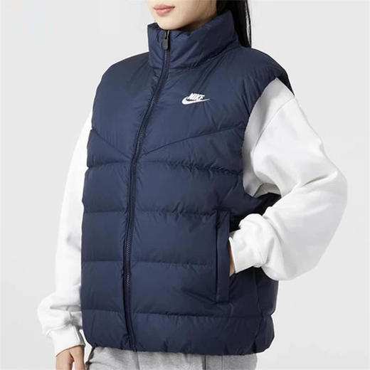 Nike/耐克冬新款运动女防风保暖立领羽绒马甲FZ1104-451 商品图2