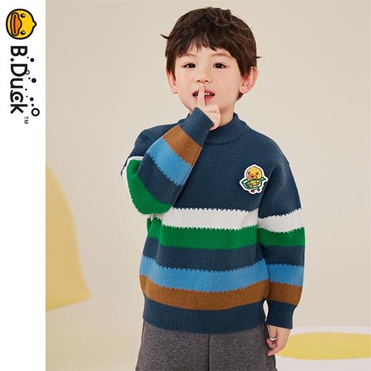 B.DUCK小黄鸭童装冬季套头针织衫毛衣 BF5412025 商品图3