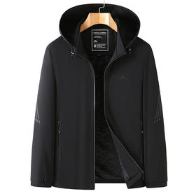 可拆卸帽【新款DWP】大依优型大码男装夹克外套加肥加大胖子休闲商务上衣大号百搭