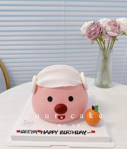 小海狸露比loopy立体卡通蛋糕-低糖处理无添加 商品图0