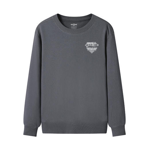 自由基地秋冬新款毛圈圆领套头卫衣原创设计越野车图案情侣通勤 NMT-2062 商品图4